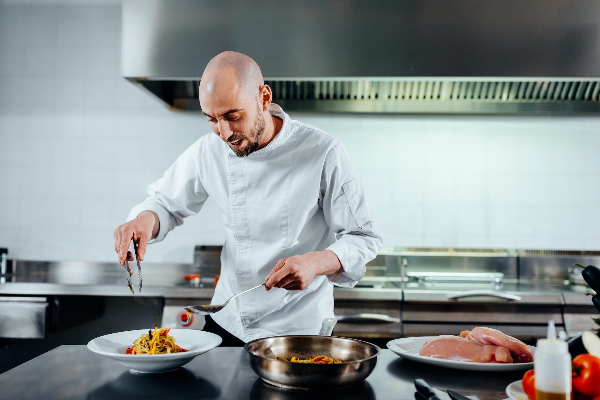 Présentation d'un assiette