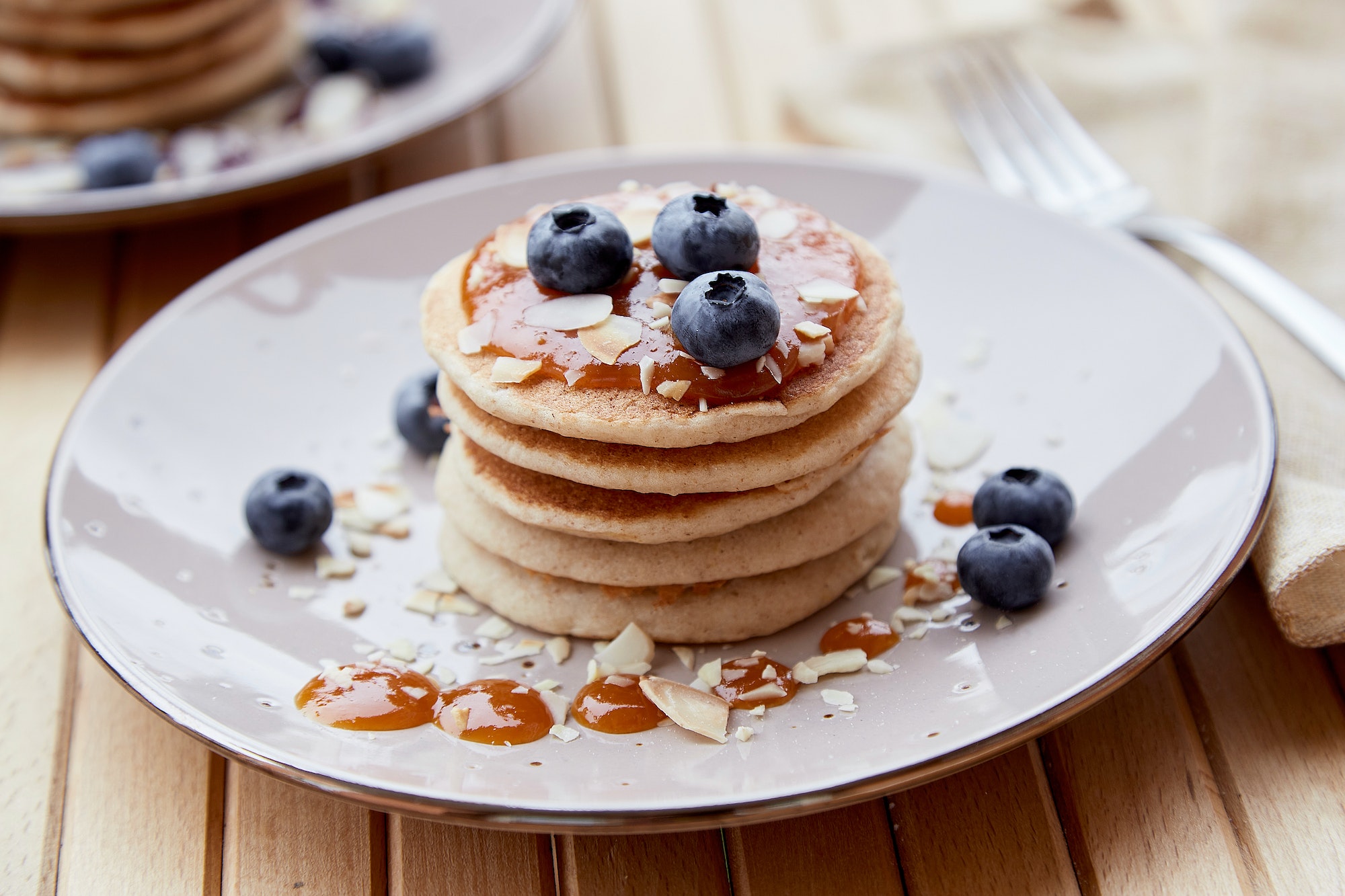 Pancakes avec sirop d'agave