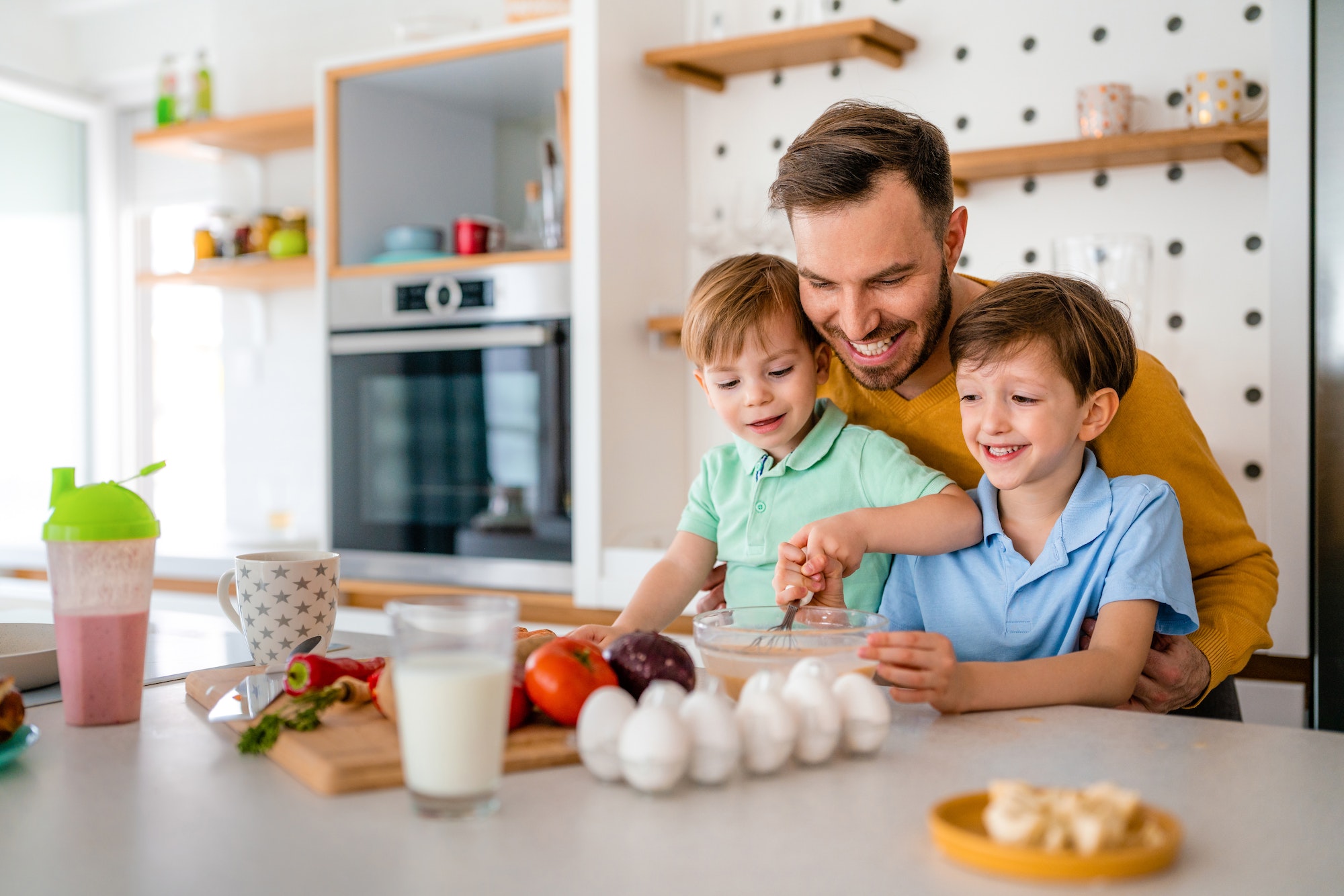 Préparation de collations saine pour les enfants