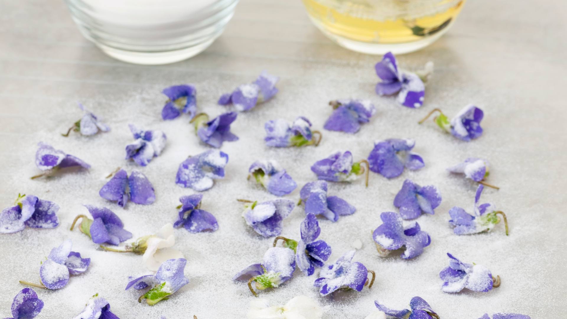 bonbons à la violette