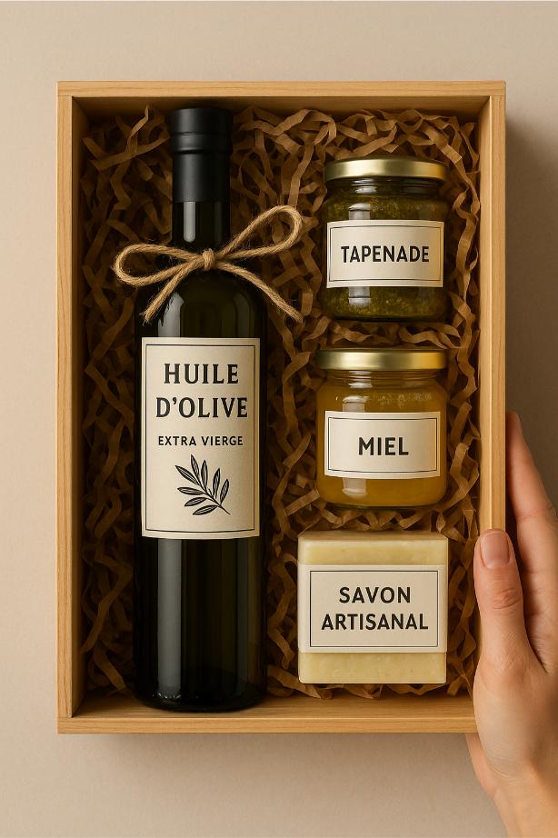 idee cadeau coffret huile olive